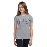 Be Strong, Brave, Fearless-Youth Short Sleeve T-Shirt