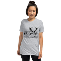 We Interrupt this Marriage to Bring you Hunting Season-Short-Sleeve Unisex T-Shirt