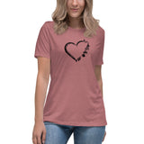 "Camping Heart- Women's Relaxed T-Shirt
